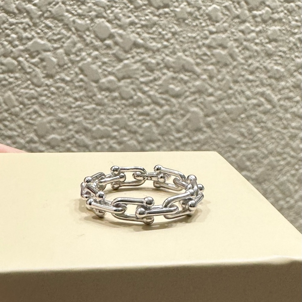 Sterling silver 925 link ring